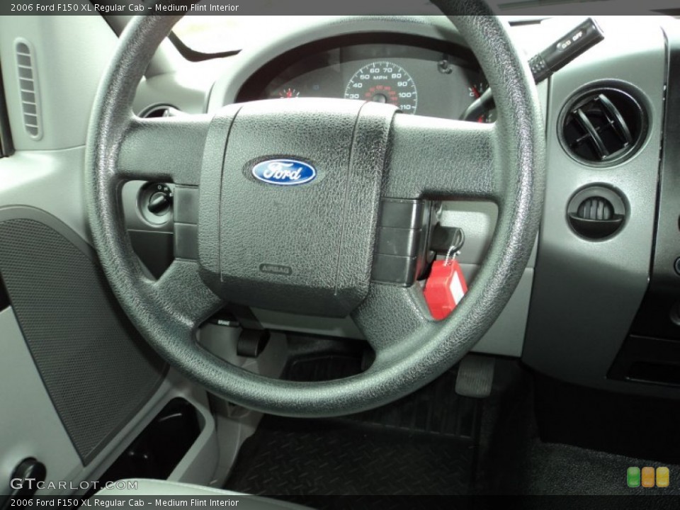 Medium Flint Interior Steering Wheel for the 2006 Ford F150 XL Regular Cab #75990076
