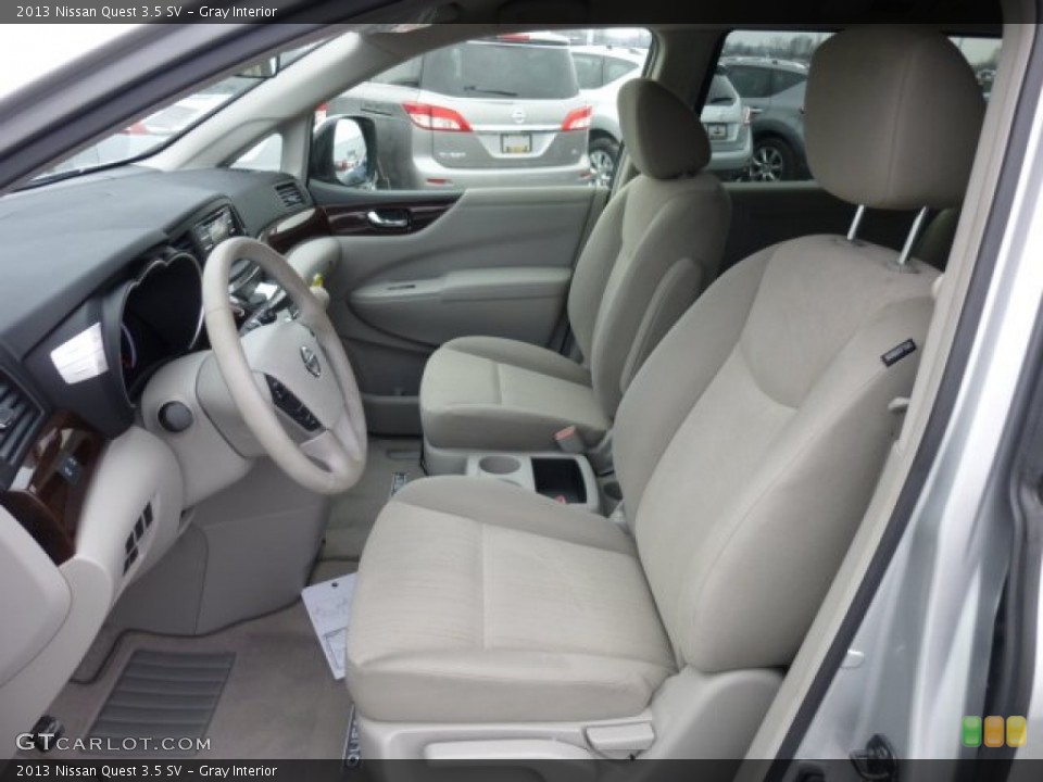 Gray Interior Photo for the 2013 Nissan Quest 3.5 SV #75990392