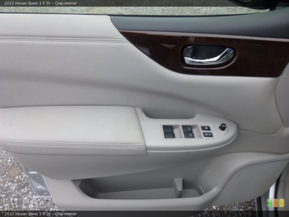 Gray Interior Door Panel for the 2013 Nissan Quest 3.5 SV #75990424