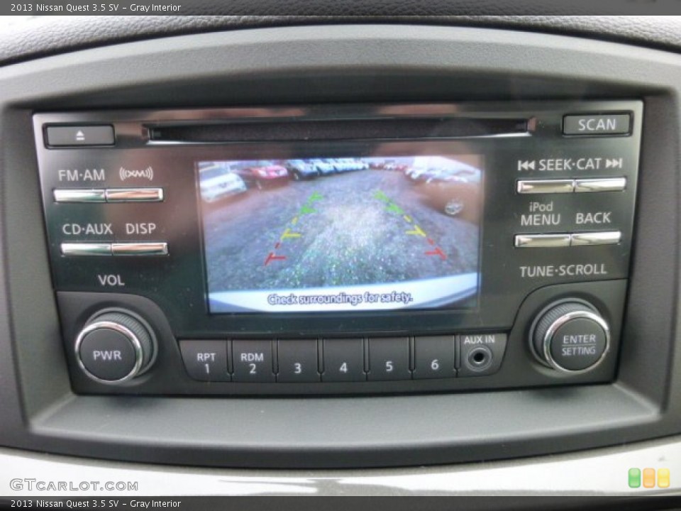 Gray Interior Controls for the 2013 Nissan Quest 3.5 SV #75990439