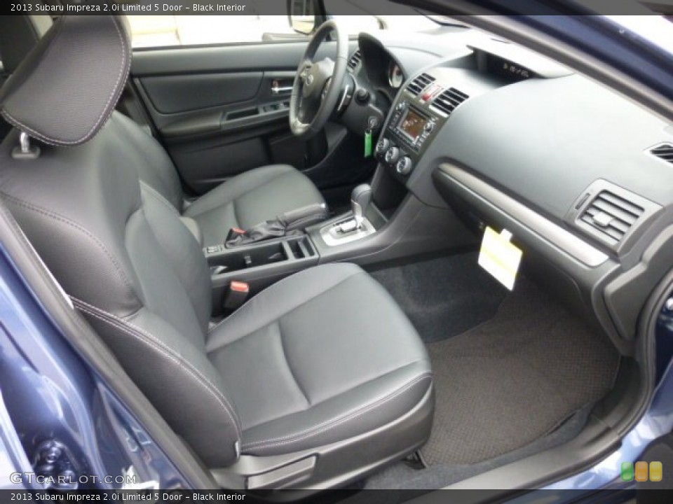Black Interior Photo for the 2013 Subaru Impreza 2.0i Limited 5 Door #75990628
