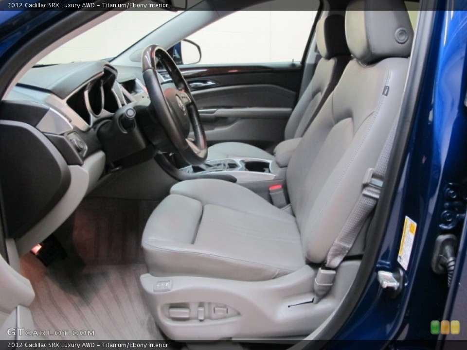 Titanium/Ebony Interior Front Seat for the 2012 Cadillac SRX Luxury AWD #75990724