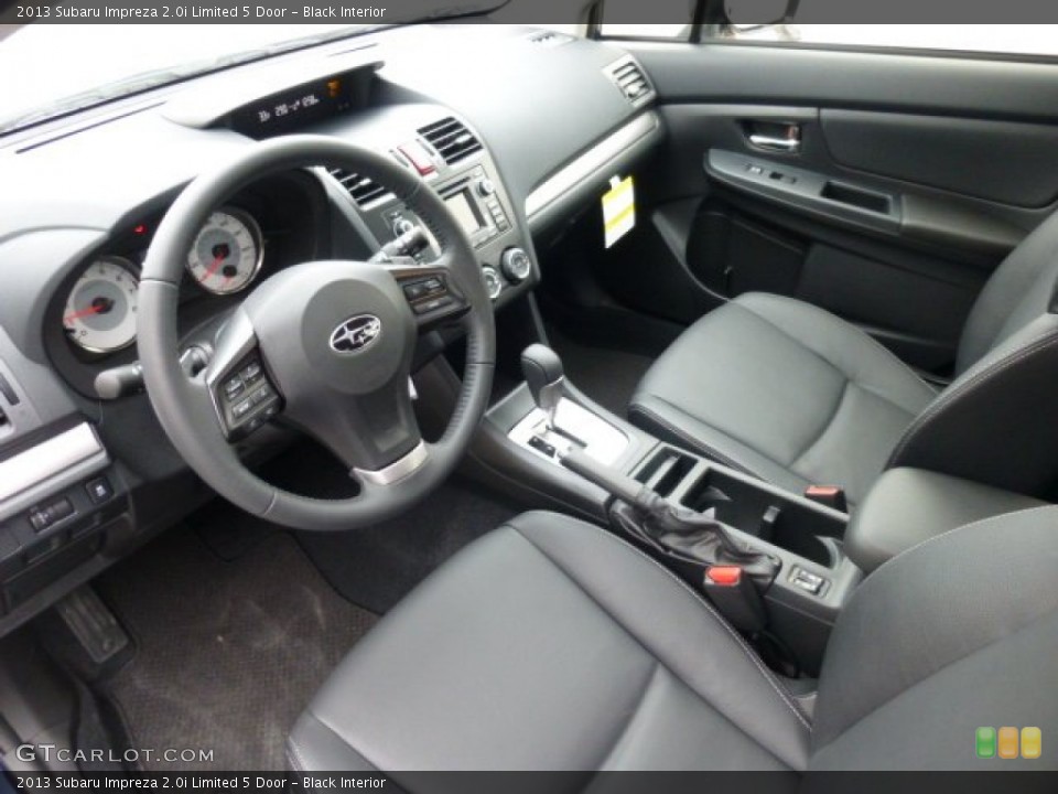 Black Interior Prime Interior for the 2013 Subaru Impreza 2.0i Limited 5 Door #75990733