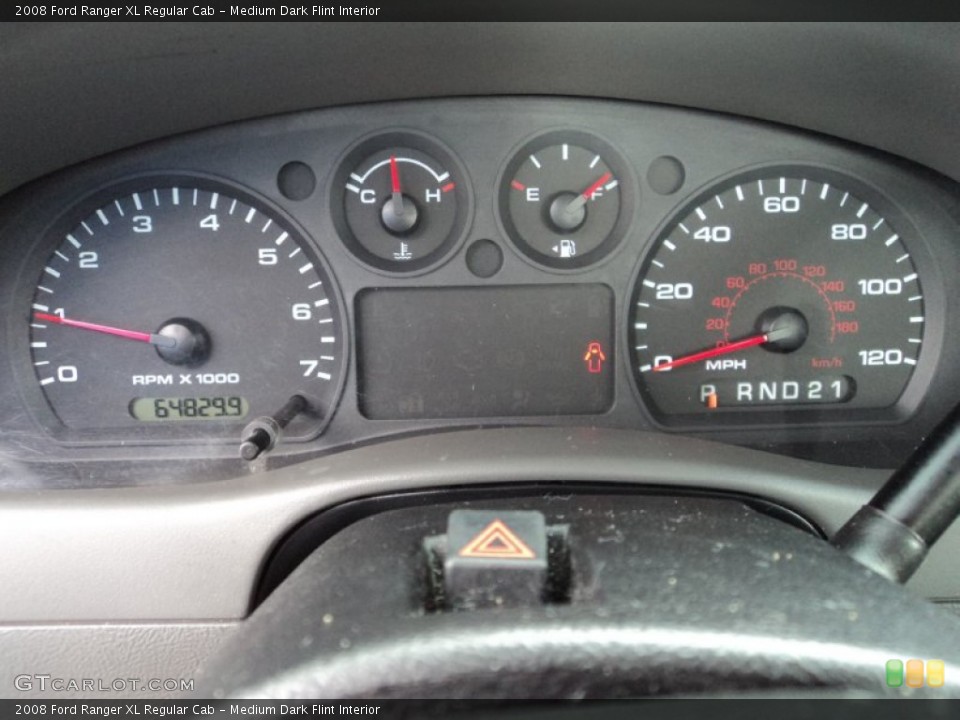 Medium Dark Flint Interior Gauges for the 2008 Ford Ranger XL Regular Cab #75990736