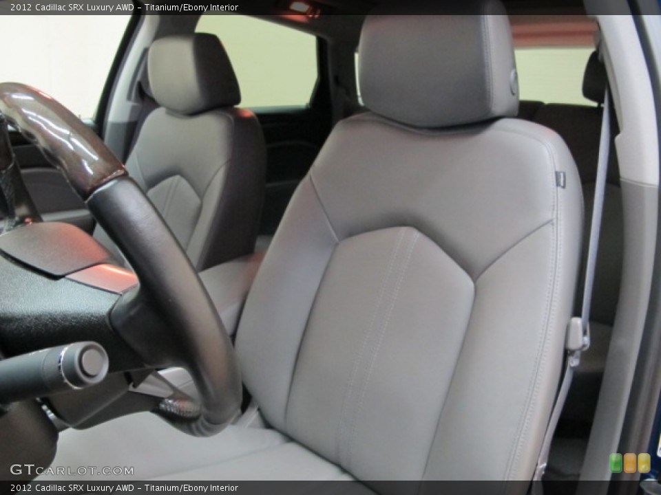 Titanium/Ebony Interior Front Seat for the 2012 Cadillac SRX Luxury AWD #75990742