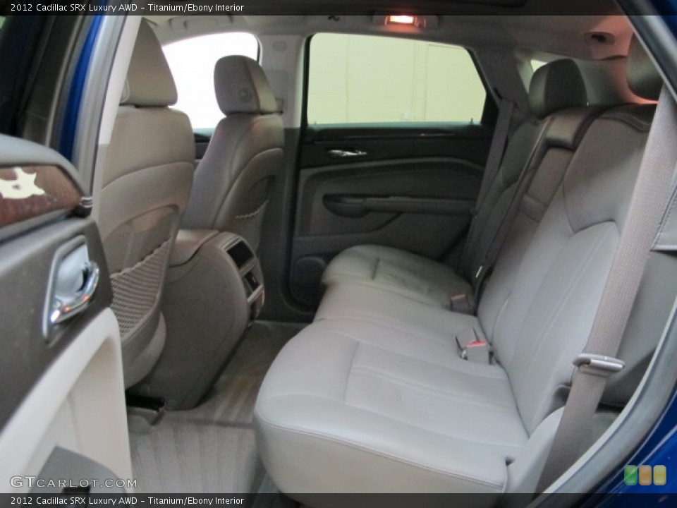 Titanium/Ebony Interior Rear Seat for the 2012 Cadillac SRX Luxury AWD #75990761
