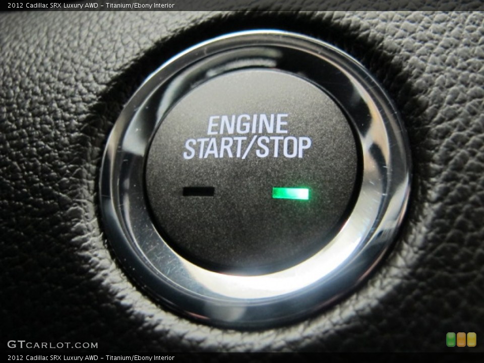 Titanium/Ebony Interior Controls for the 2012 Cadillac SRX Luxury AWD #75991096