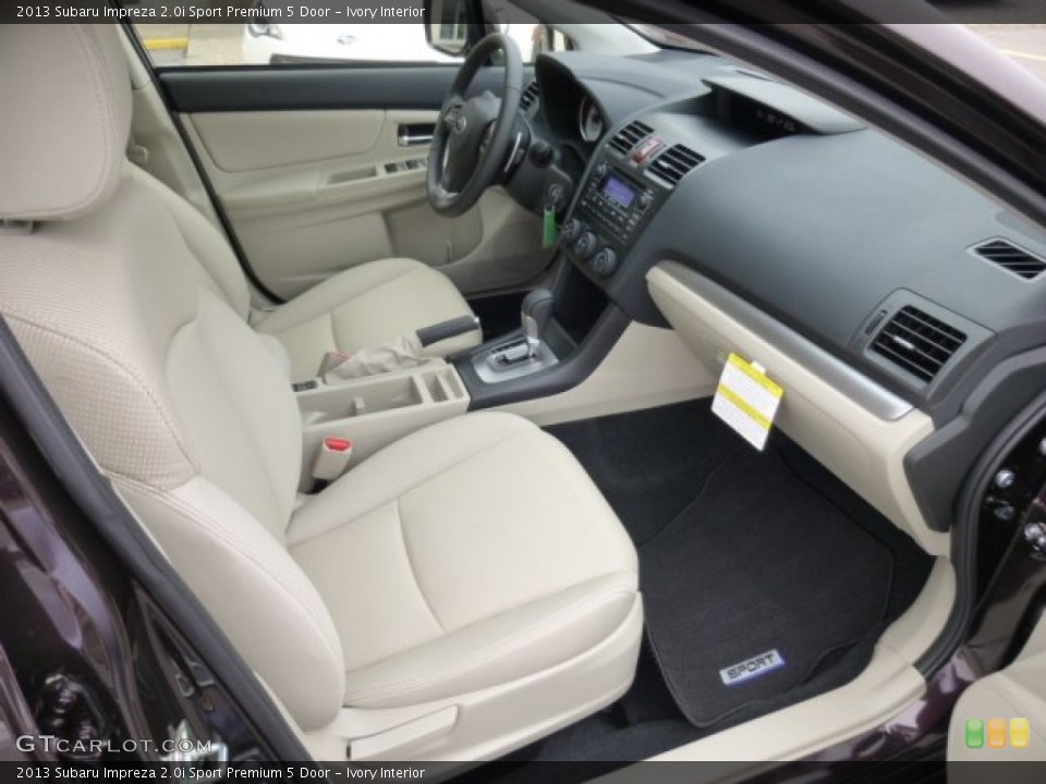Ivory Interior Photo for the 2013 Subaru Impreza 2.0i Sport Premium 5 Door #75991269