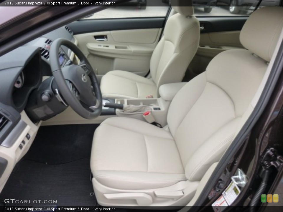 Ivory Interior Front Seat for the 2013 Subaru Impreza 2.0i Sport Premium 5 Door #75991360
