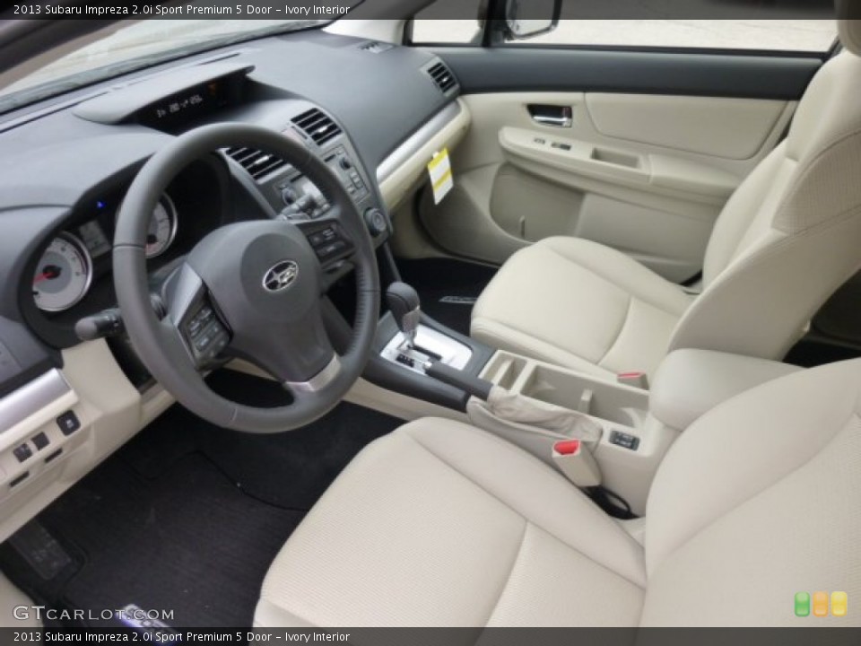 Ivory Interior Prime Interior for the 2013 Subaru Impreza 2.0i Sport Premium 5 Door #75991378