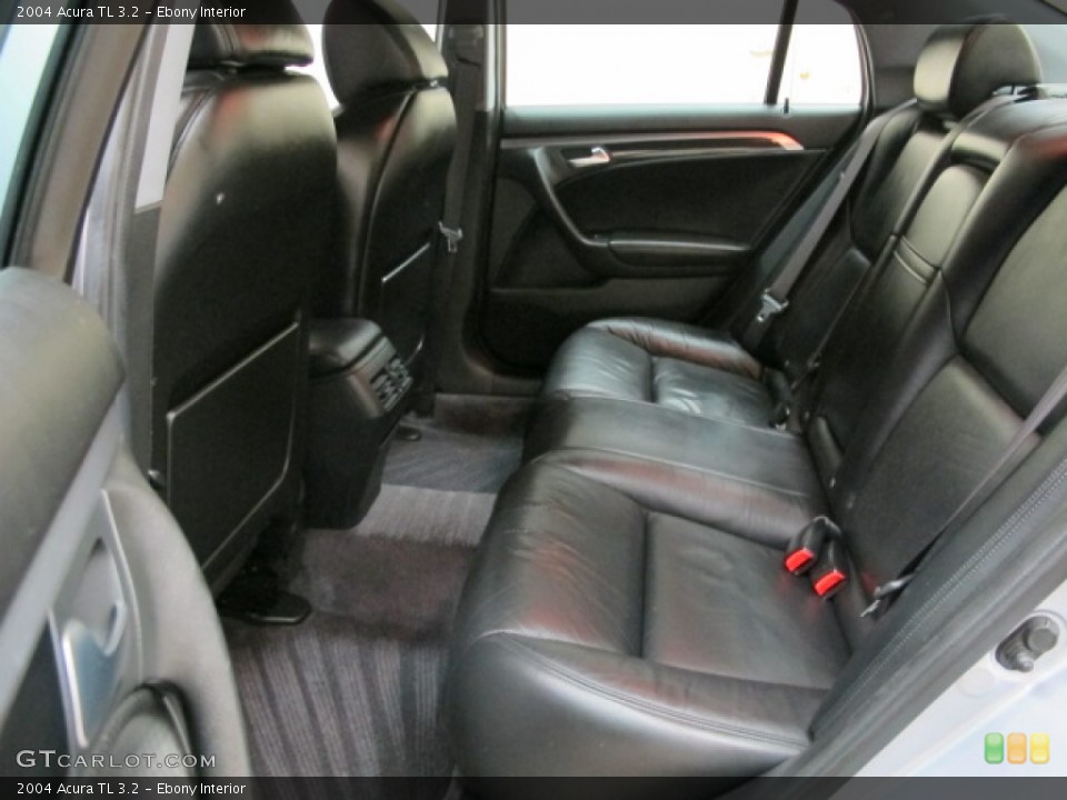 Ebony Interior Rear Seat for the 2004 Acura TL 3.2 #75991510