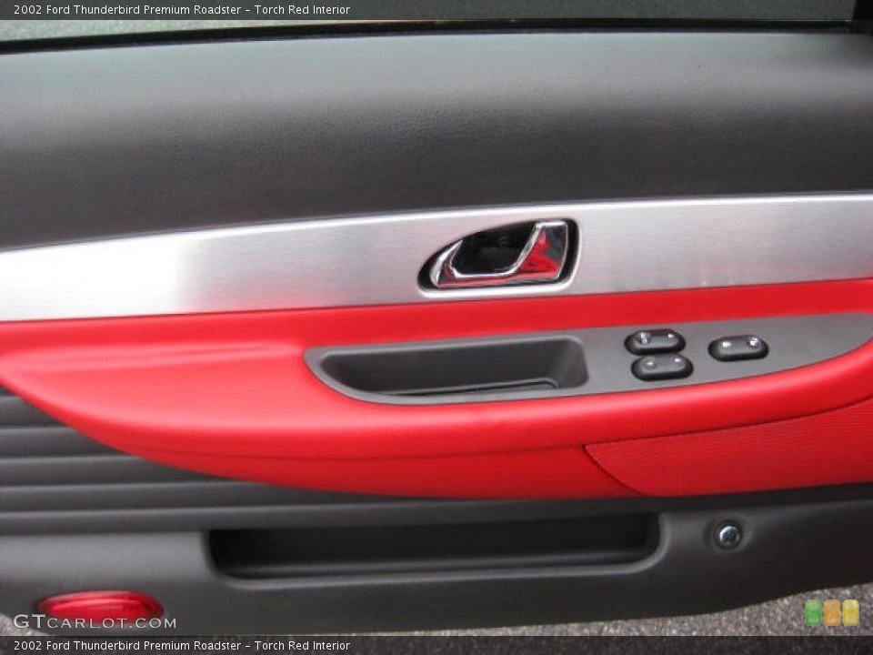 Torch Red Interior Door Panel for the 2002 Ford Thunderbird Premium Roadster #75991900