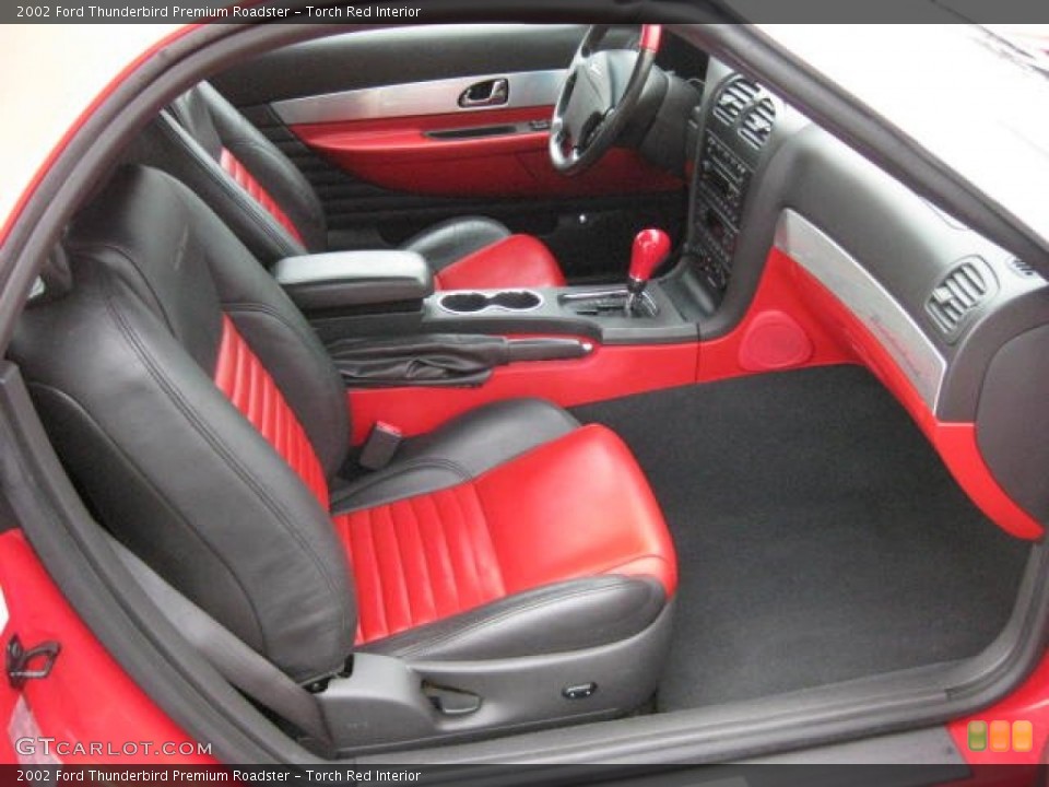 Torch Red Interior Photo for the 2002 Ford Thunderbird Premium Roadster #75991932