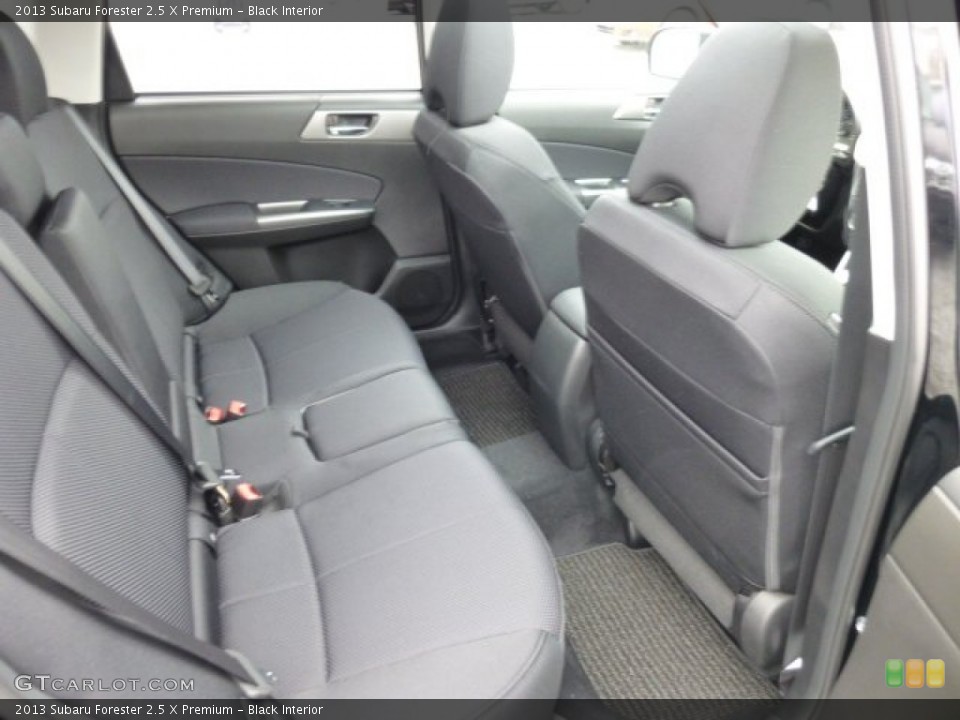 Black Interior Rear Seat for the 2013 Subaru Forester 2.5 X Premium #75992584