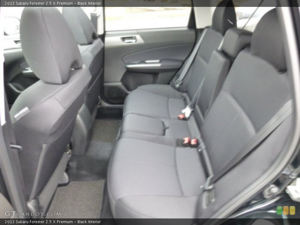 Black Interior Rear Seat for the 2013 Subaru Forester 2.5 X Premium #75992617