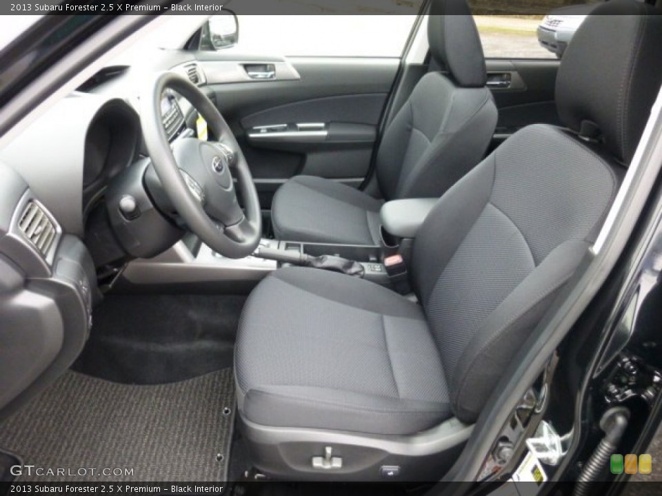 Black Interior Front Seat for the 2013 Subaru Forester 2.5 X Premium #75992644