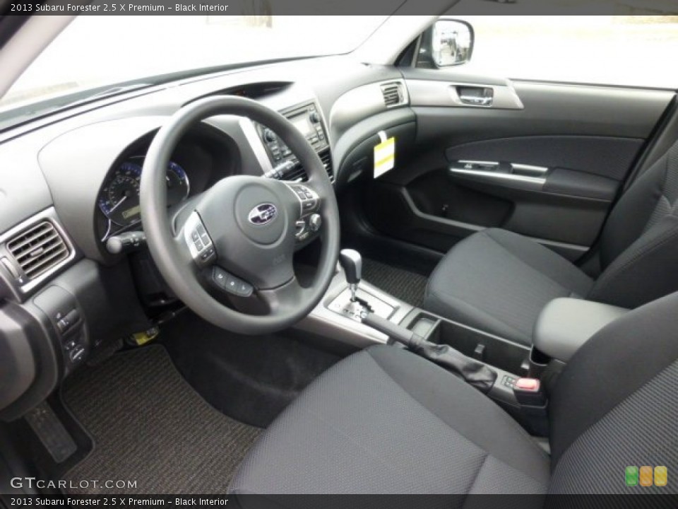 Black Interior Prime Interior for the 2013 Subaru Forester 2.5 X Premium #75992659