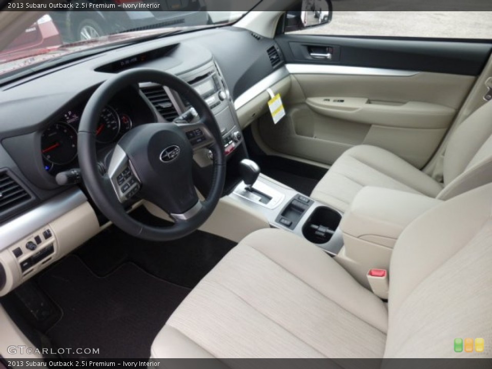 Ivory Interior Prime Interior for the 2013 Subaru Outback 2.5i Premium #75993295