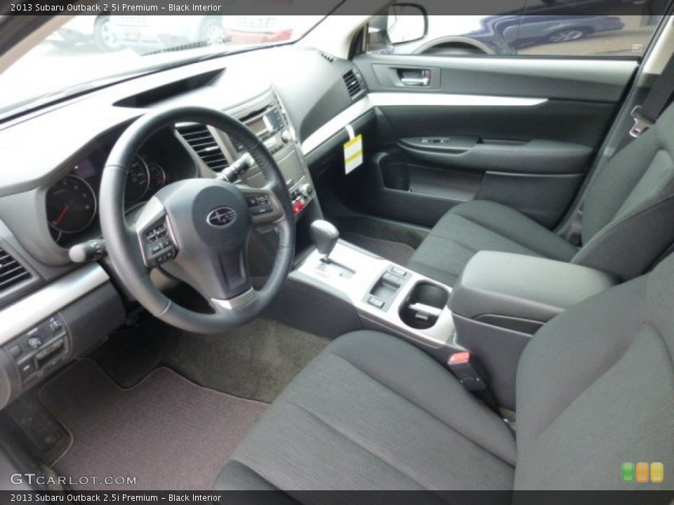 Black Interior Prime Interior for the 2013 Subaru Outback 2.5i Premium #75993601