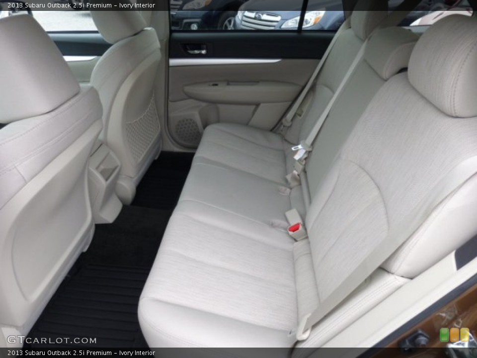 Ivory Interior Rear Seat for the 2013 Subaru Outback 2.5i Premium #75993921