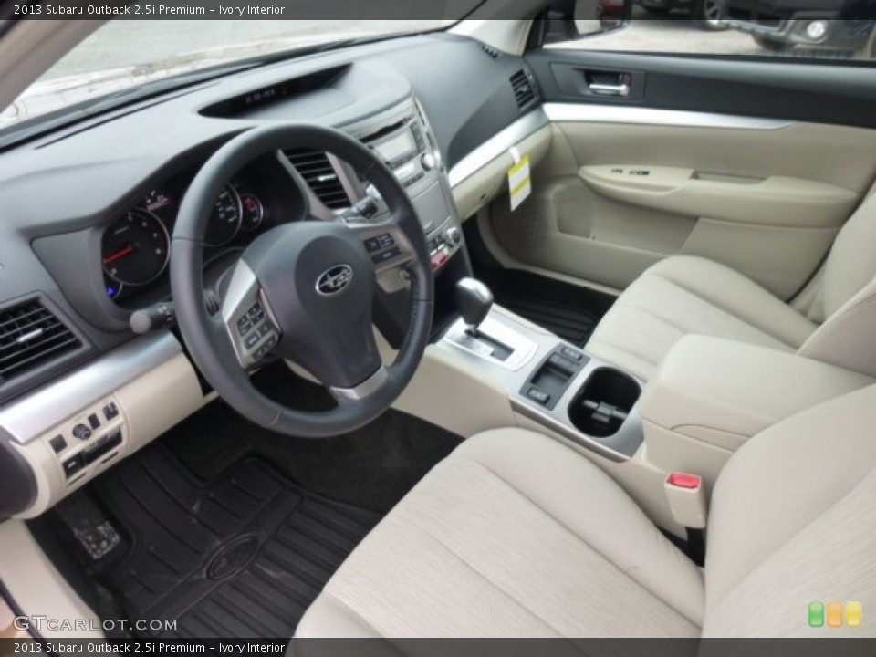 Ivory Interior Prime Interior for the 2013 Subaru Outback 2.5i Premium #75993963