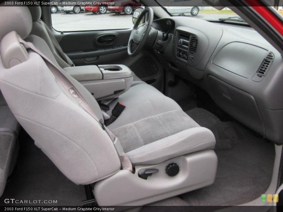Medium Graphite Grey Interior Photo for the 2003 Ford F150 XLT SuperCab #75994234