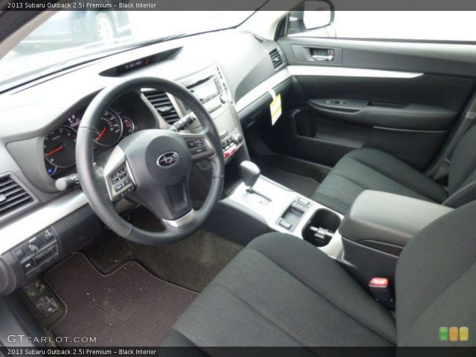 Black Interior Prime Interior for the 2013 Subaru Outback 2.5i Premium #75994276