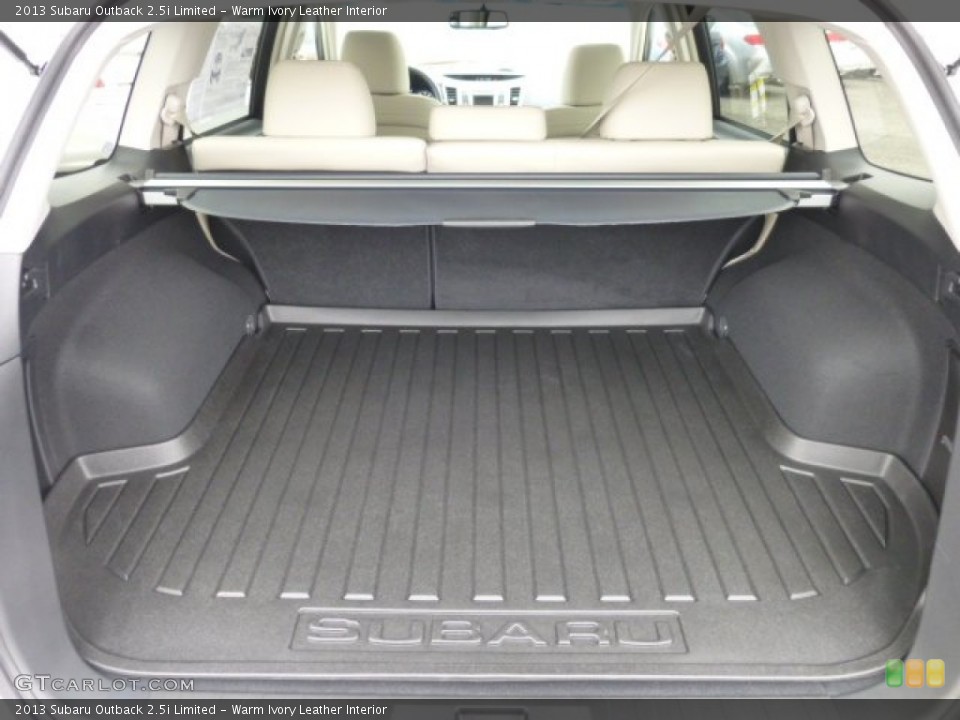 Warm Ivory Leather Interior Trunk for the 2013 Subaru Outback 2.5i Limited #75994528