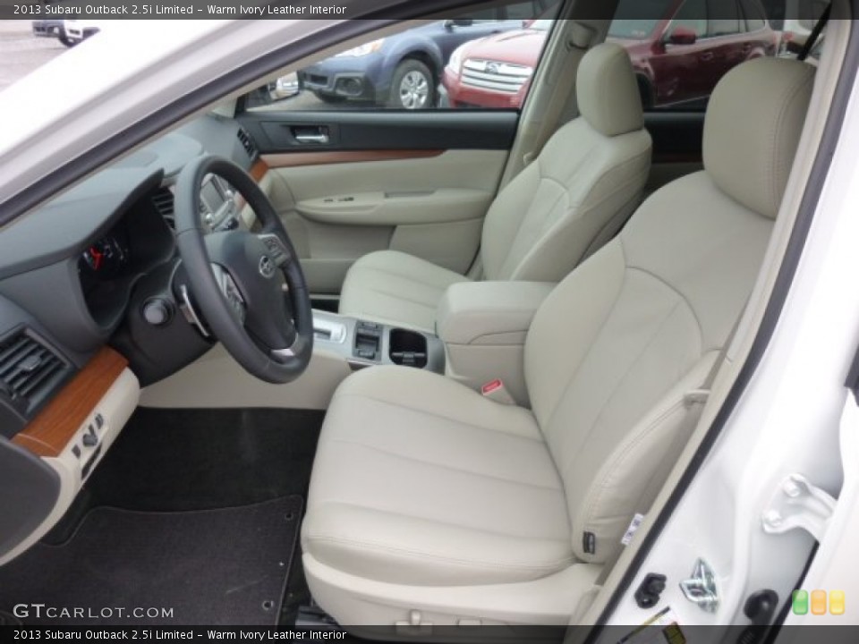 Warm Ivory Leather Interior Photo for the 2013 Subaru Outback 2.5i Limited #75994576