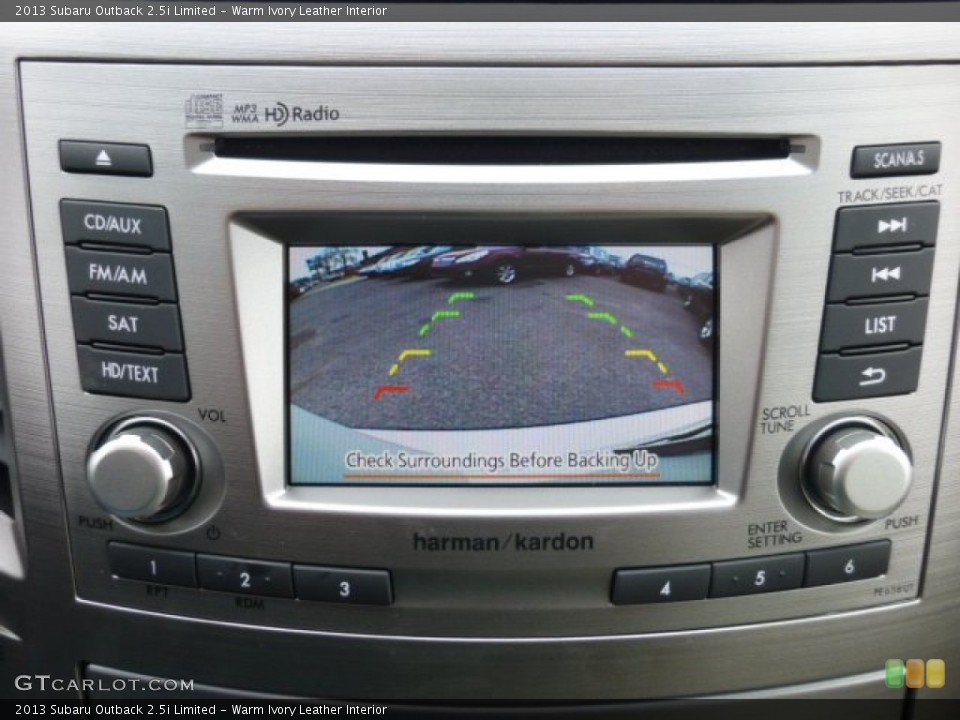 Warm Ivory Leather Interior Controls for the 2013 Subaru Outback 2.5i Limited #75994617