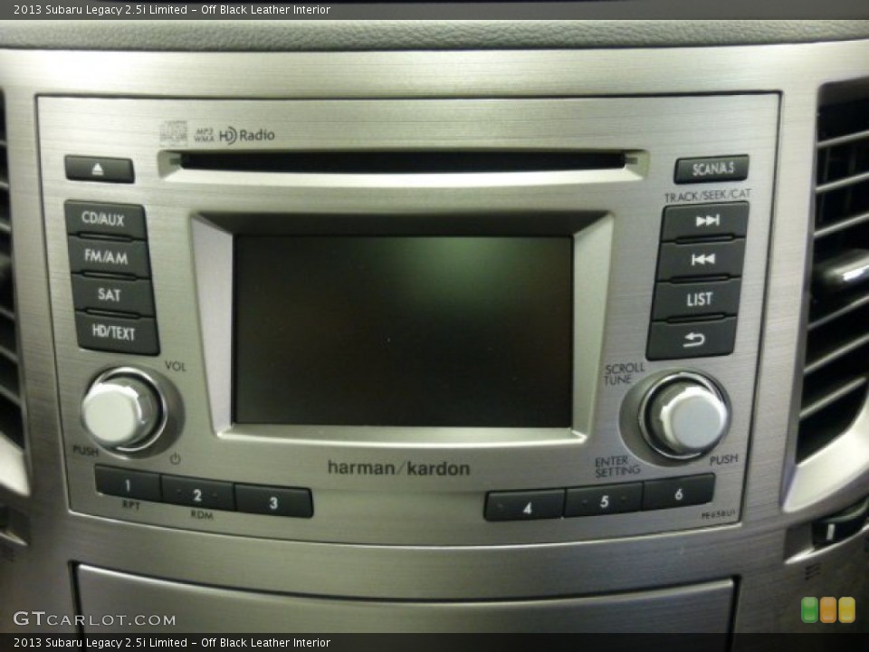 Off Black Leather Interior Audio System for the 2013 Subaru Legacy 2.5i Limited #75995293