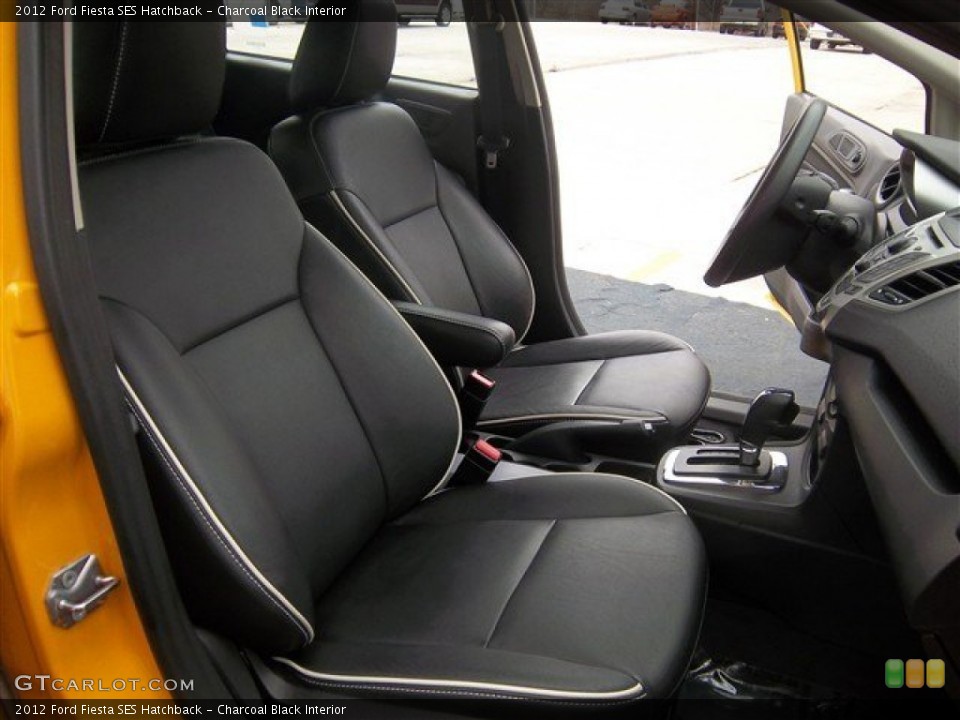 Charcoal Black Interior Front Seat for the 2012 Ford Fiesta SES Hatchback #75996147