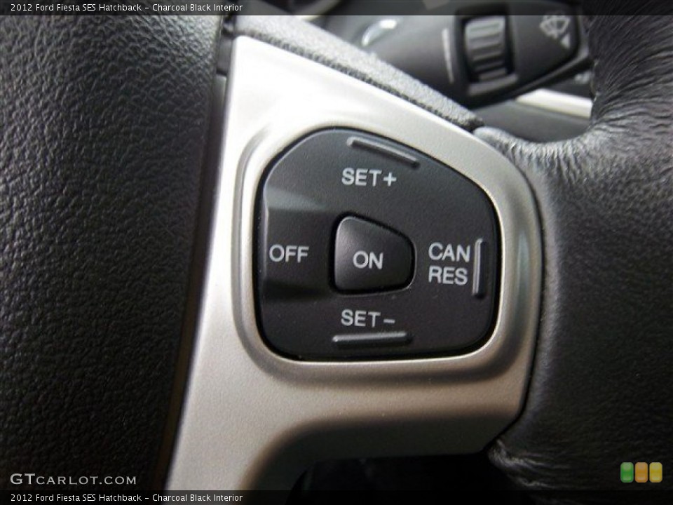 Charcoal Black Interior Controls for the 2012 Ford Fiesta SES Hatchback #75996181