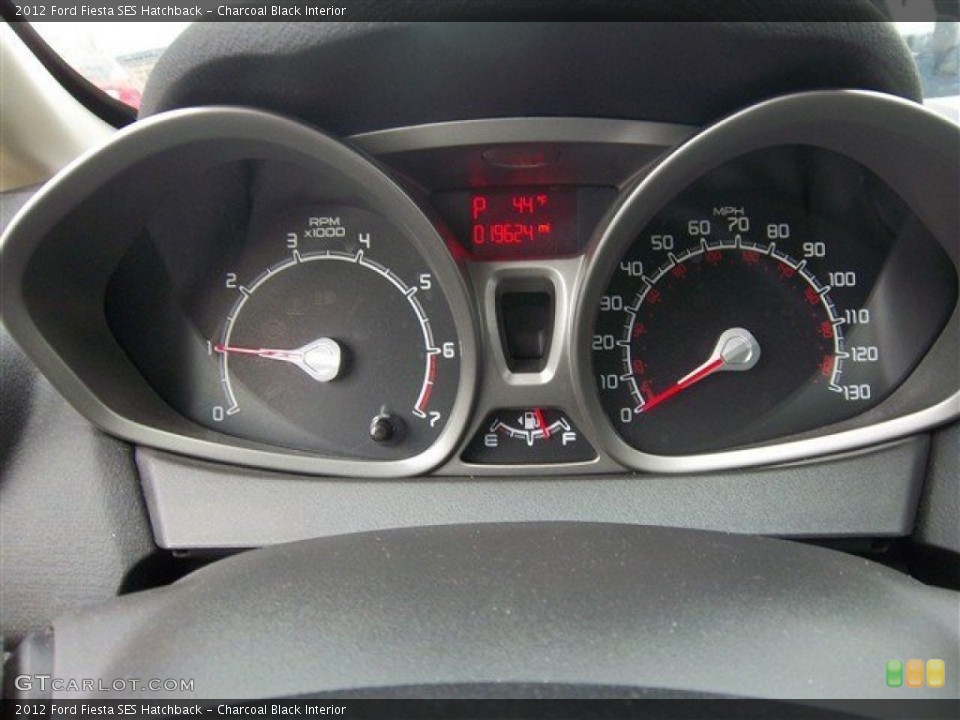 Charcoal Black Interior Gauges for the 2012 Ford Fiesta SES Hatchback #75996220