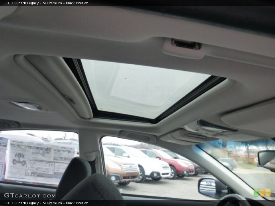 Black Interior Sunroof for the 2013 Subaru Legacy 2.5i Premium #75996452