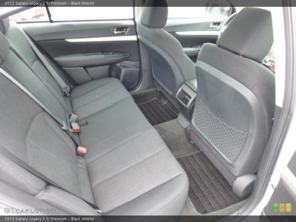 Black Interior Rear Seat for the 2013 Subaru Legacy 2.5i Premium #75996484