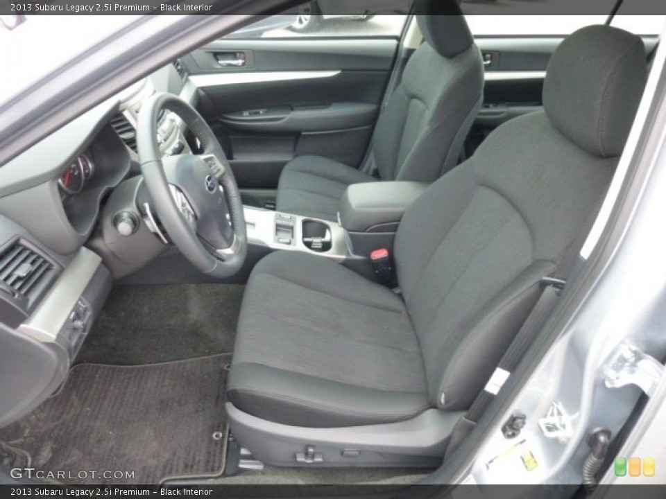 Black Interior Front Seat for the 2013 Subaru Legacy 2.5i Premium #75996523