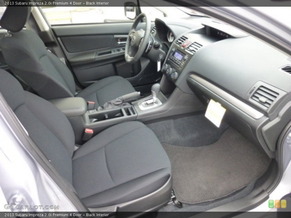 Black Interior Photo for the 2013 Subaru Impreza 2.0i Premium 4 Door #75997093