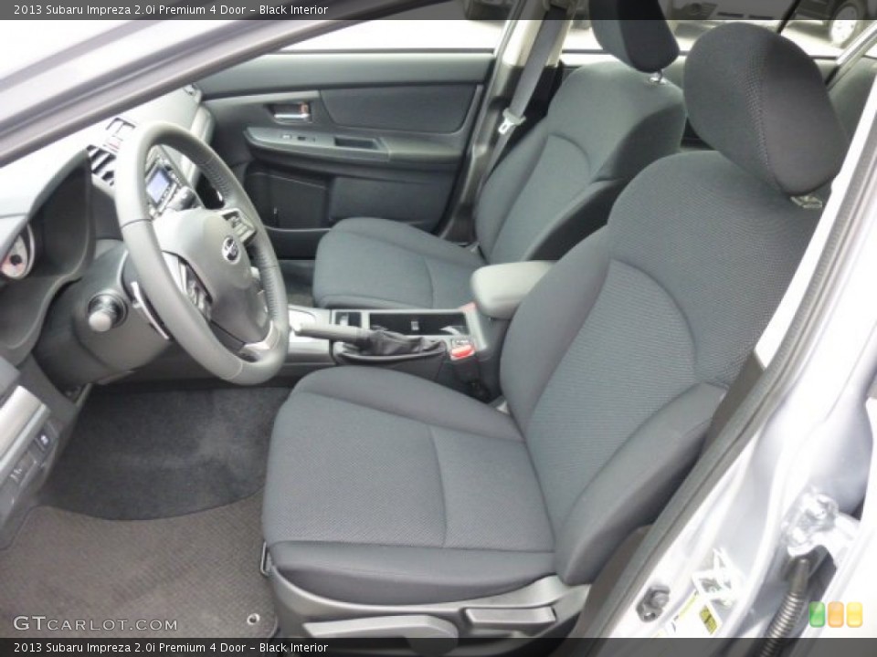 Black Interior Photo for the 2013 Subaru Impreza 2.0i Premium 4 Door #75997167