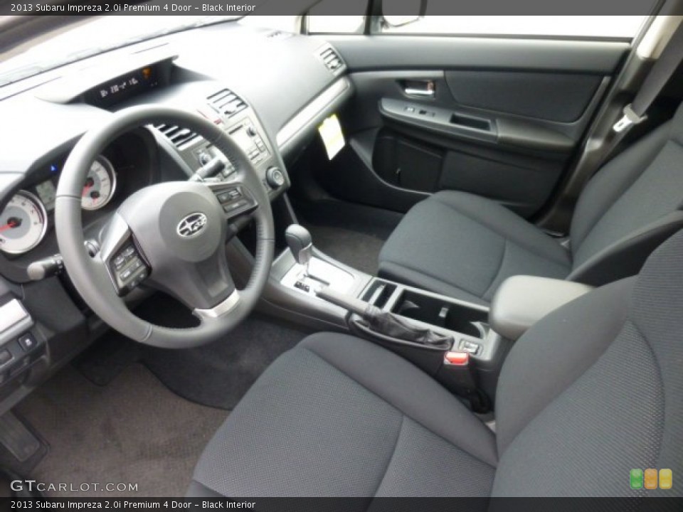 Black Interior Photo for the 2013 Subaru Impreza 2.0i Premium 4 Door #75997183