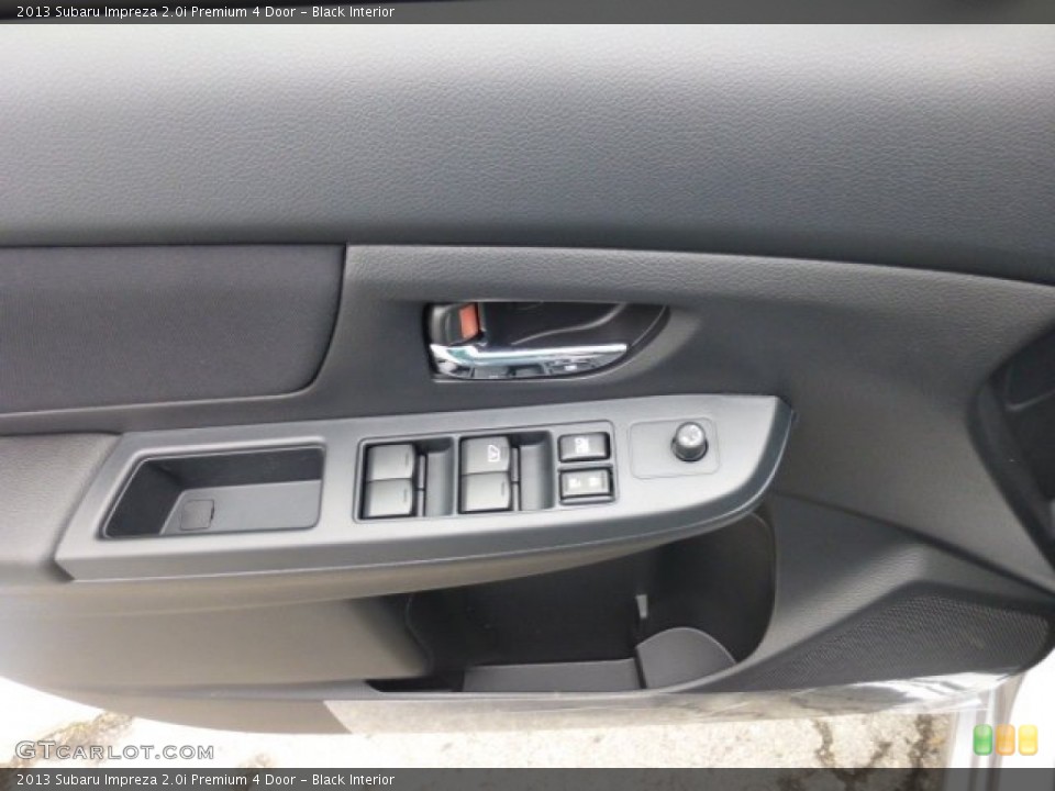 Black Interior Controls for the 2013 Subaru Impreza 2.0i Premium 4 Door #75997198