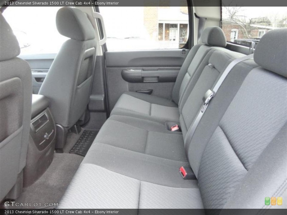 Ebony Interior Rear Seat for the 2013 Chevrolet Silverado 1500 LT Crew Cab 4x4 #75997864