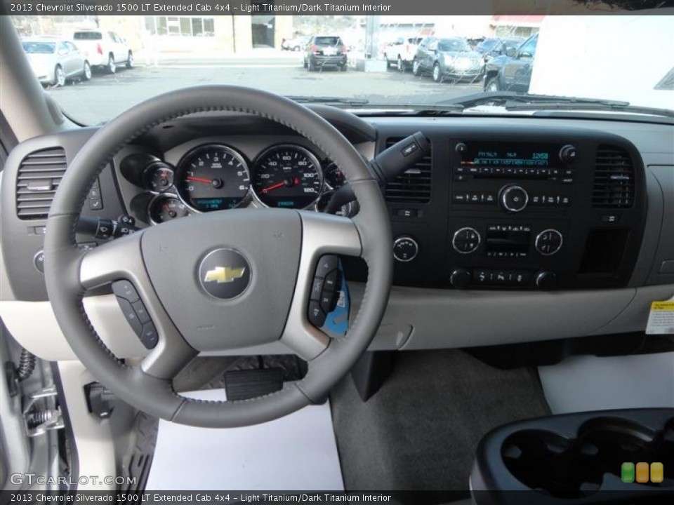 Light Titanium/Dark Titanium Interior Dashboard for the 2013 Chevrolet Silverado 1500 LT Extended Cab 4x4 #75998097