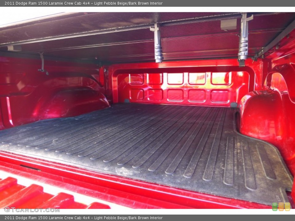 Light Pebble Beige/Bark Brown Interior Trunk for the 2011 Dodge Ram 1500 Laramie Crew Cab 4x4 #75998533