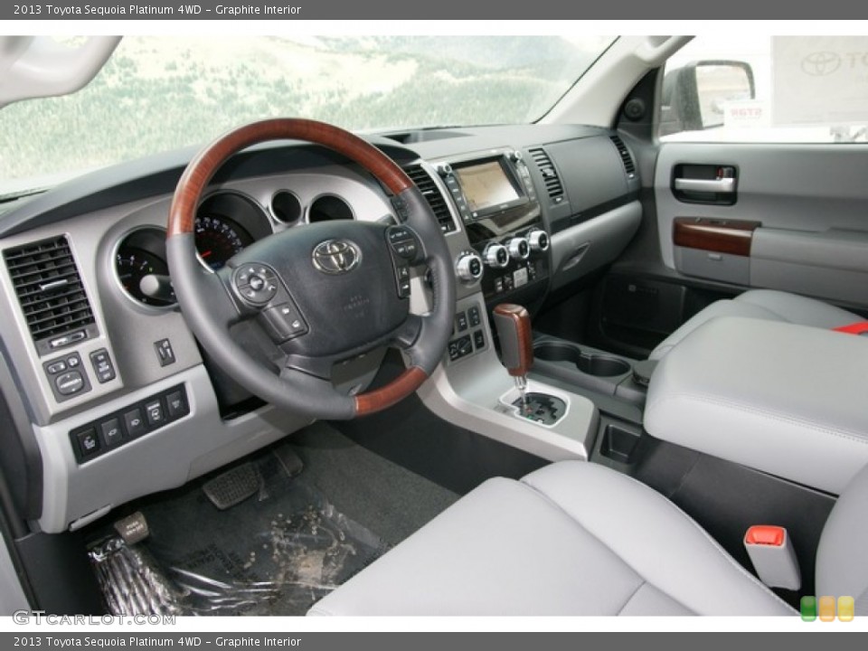 Graphite Interior Photo for the 2013 Toyota Sequoia Platinum 4WD #75998785