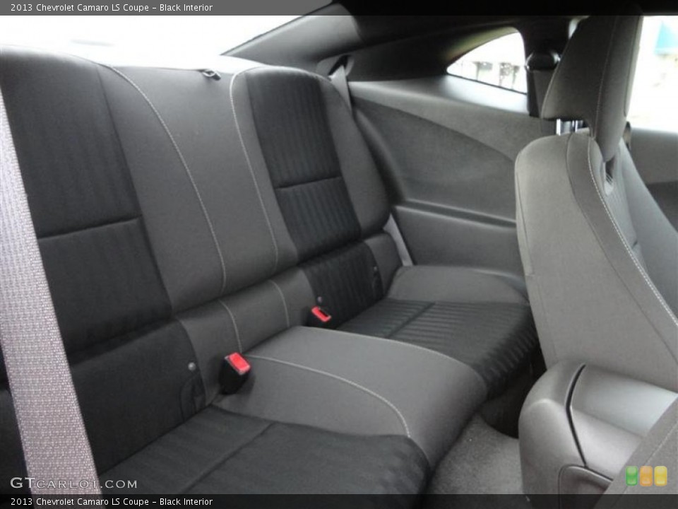 Black Interior Rear Seat for the 2013 Chevrolet Camaro LS Coupe #75998896