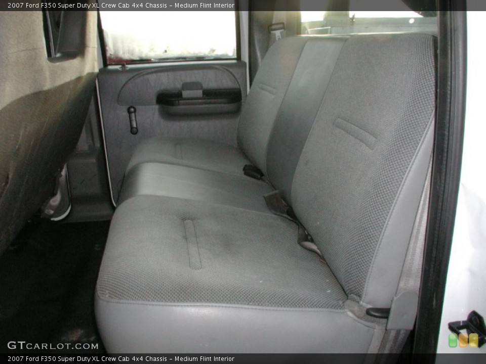 Medium Flint Interior Rear Seat for the 2007 Ford F350 Super Duty XL Crew Cab 4x4 Chassis #76000645