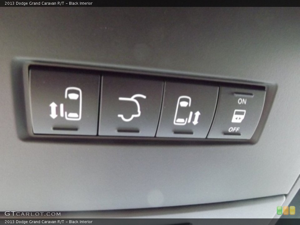 Black Interior Controls for the 2013 Dodge Grand Caravan R/T #76002092