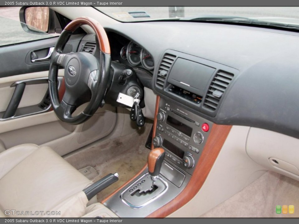Taupe Interior Dashboard for the 2005 Subaru Outback 3.0 R VDC Limited Wagon #76002898