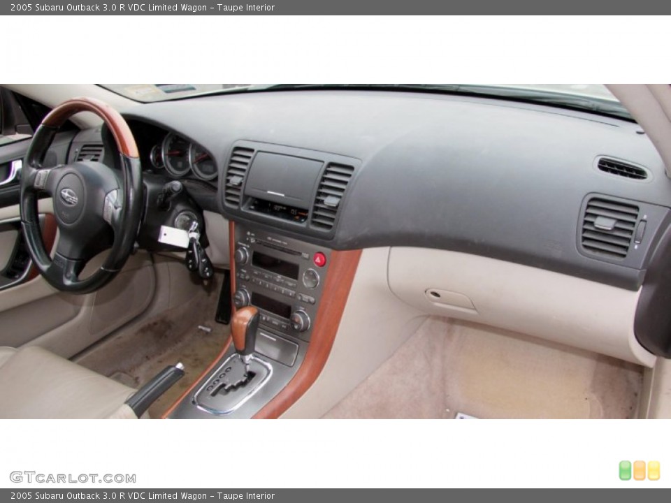 Taupe Interior Dashboard for the 2005 Subaru Outback 3.0 R VDC Limited Wagon #76002970